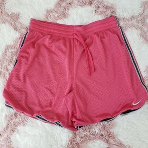 Nike Pink Field Womens Mesh Soccer Training Shorts